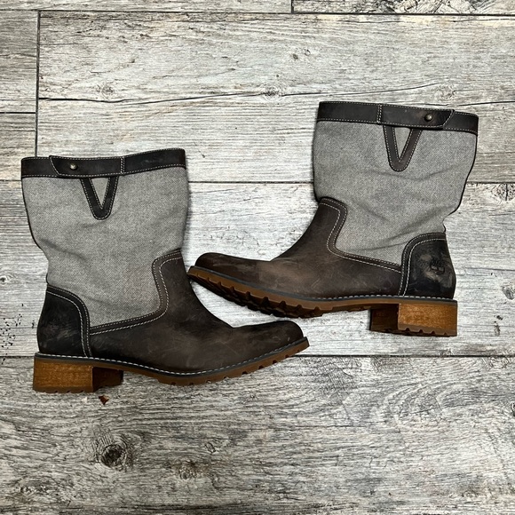 Timberland Shoes - Timberland | canvas and leather boots